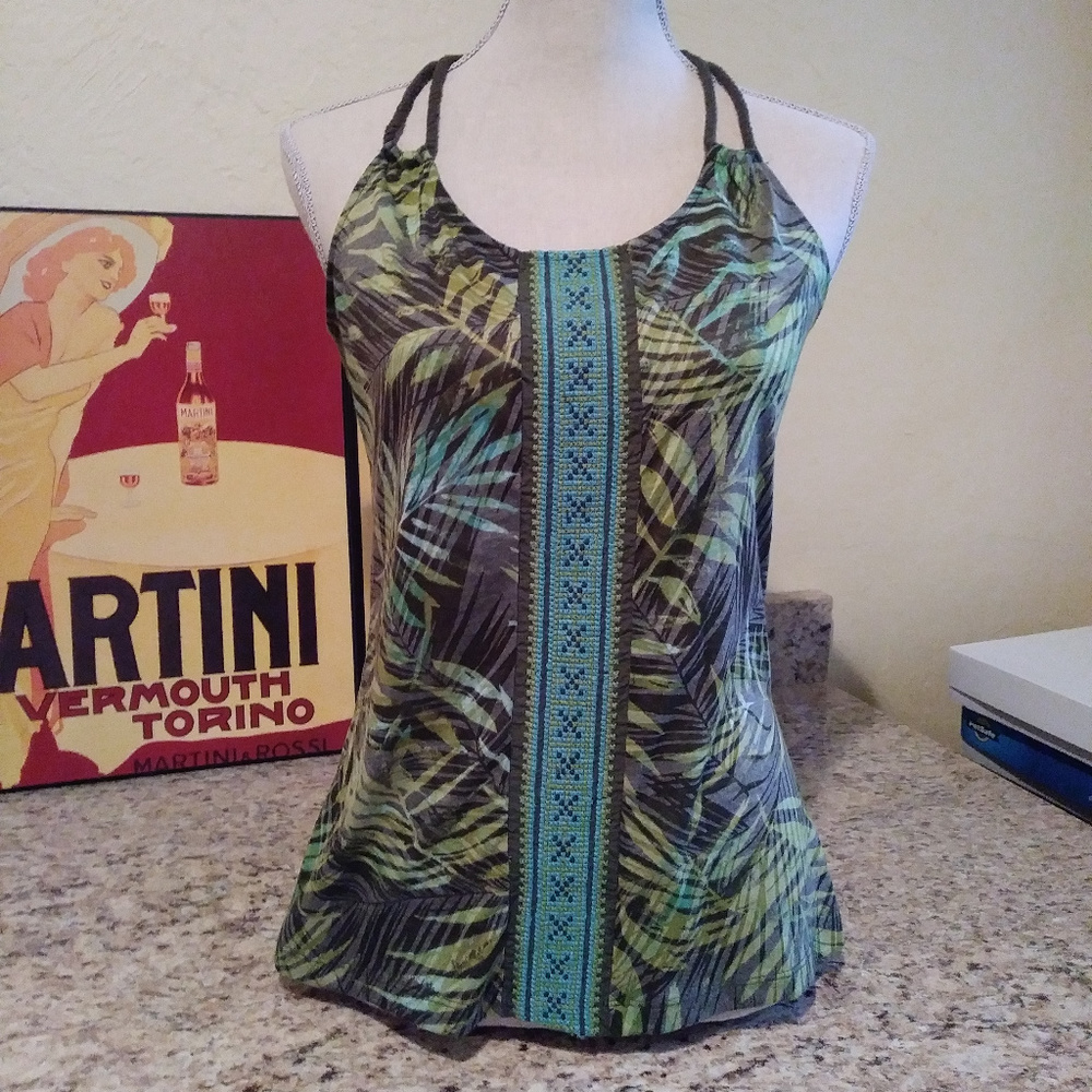 a.n.a. Halter Top Racerback Tank with Cool Details